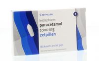 Leidapharm Paracetamol 1000mg (5 Zetpillen)