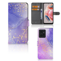 Hoesje voor Xiaomi Redmi Note 12 4G Watercolor Paars - thumbnail