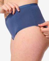 HEMA Dames Tailleslip Katoen - 2 Stuks Blauw (blauw)
