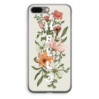 Hello bloemen: iPhone 8 Plus Transparant Hoesje - thumbnail