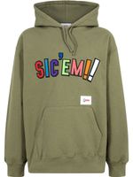 Supreme x WTAPS hoodie à imprimé Sic'em! - Vert