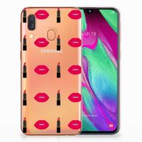 Samsung Galaxy A40 TPU bumper Lipstick Kiss