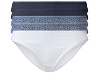 esmara 3 dames minislips (L (44/46), Marine/blauw/wit)