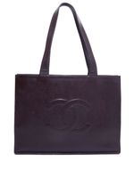 CHANEL Pre-Owned sac cabas Mark (1996-1997) - Marron