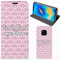 Huawei Mate 20 Pro Design Case Flowers Pink DTMP