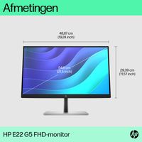 HP E22 G5 LED-monitor Energielabel D (A - G) 54.6 cm (21.5 inch) 1920 x 1080 Pixel 16:9 5 ms HDMI, DisplayPort, USB 3.2 Gen 1 (USB 3.0), USB-B IPS LED - thumbnail