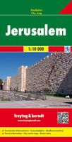 Stadsplattegrond Jerusalem - Jeruzalem | Freytag & Berndt - thumbnail