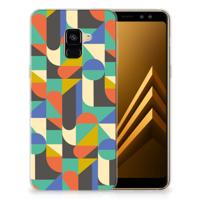 Samsung Galaxy A8 Plus (2018) TPU bumper Funky Retro