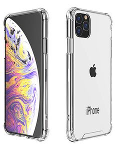 Schokbestendige softcase hoes - iPhone 11 Pro - Transparant