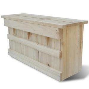 VidaXL Nestkast voor huismus 44 x 15,5 x 21,5 cm