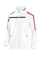 Jako Polyesterjacke Performance weiß/schwarz/rot, 164