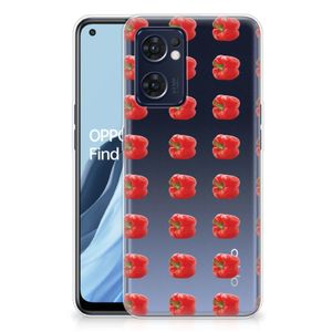 OPPO Reno 7 5G | Find X5 Lite Siliconen Case Paprika Red