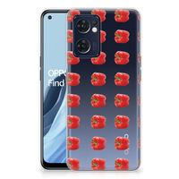 OPPO Reno 7 5G | Find X5 Lite Siliconen Case Paprika Red - thumbnail