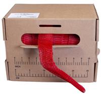 Buisnet - Netkous - rekbereik 50 tot 100mm - Volle Dispenser doos 50m (Rood) - thumbnail