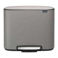 Brabantia Bo Pedaalemmer 34 Liter (11+23 Liter)