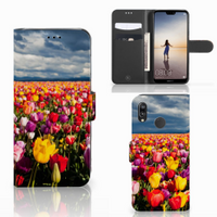 Huawei P20 Lite Hoesje Tulpen