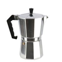 Aluminium moka/koffiemaker voor 9 kopjes