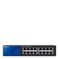 Linksys SE3016 Gigabit Switch, 16 poorten, Zwart
