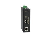 LevelOne IGP-0102 Industrial PoE-injectoradapter Gigabit Ethernet 802.3AT POE+, 36W, Power Iinput 12-56V DC