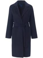 Lange jas van double-weefsel met reverskraag Van GANT blauw