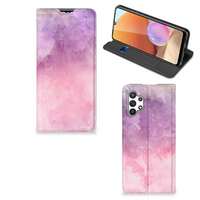 Bookcase Samsung Galaxy A32 4G | A32 5G Enterprise Editie Pink Purple Paint - thumbnail