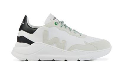 Womsh Dames Sneakers in Stof (Wit)