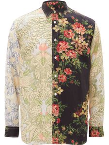 JW Anderson chemise à fleurs - Noir