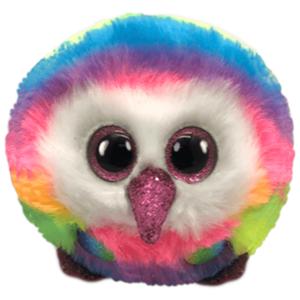 TY Puffies Knuffel Uil Owen 8 cm