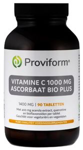 Proviform Vitamine C1000 ascorbaat bio plus (90 tab)