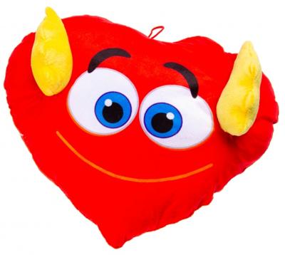 LG Imports knuffelhartje 35 cm blauwe ogen