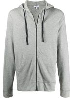 James Perse hoodie à fermeture zippée - Gris