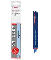 Bosch Accessories 25x S 1122 BF + 1x Expert ‘Medium-Thick Tough Metal’ S 1155 HHM reciprozaagblad (voor Robuust staal, Roestvrijstalen platen, Accessories Reciprozaag)