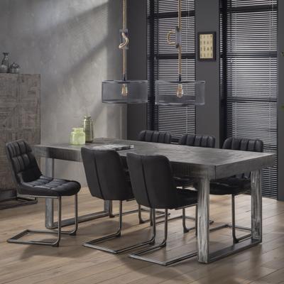 Industriële Eettafel 'Barbra' massief mango-hout, 200 x 95cm