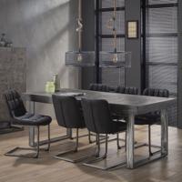 Industriële Eettafel 'Barbra' massief mango-hout, 200 x 95cm