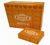 Goloka Wierook Kegel Dhoop Nag champa (12 doosjes) - thumbnail