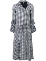 Comme Des Garçons Pre-Owned ruffled gingham dress - Noir