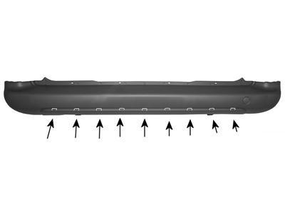 ACHTERBUMPER zonder PDC-GATEN Tepee 0905542