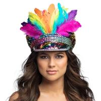 Boland - Hoed voor carnavalskostuums, hoofddeksels voor volwassenen ideaal voor carnaval, themafeesten en festivals