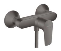 Hansgrohe Talis E opbouw douchekraan opbouw zwart chroom geborsteld - thumbnail