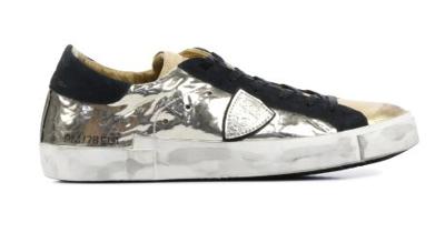 Philippe Model Dames Sneakers in Leder (Goud)