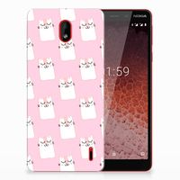 Nokia 1 Plus TPU Hoesje Sleeping Cats