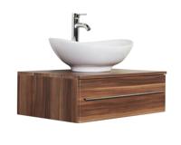 Saniclear Rhea Badkamermeubel 75 walnoot