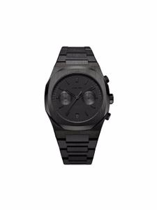 D1 Milano montre chronographe Shadow 41.5 mm - Noir