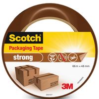 Scotch verpakkingsplakband Classic, ft 48 mm x 66 m, bruin, per rol - thumbnail