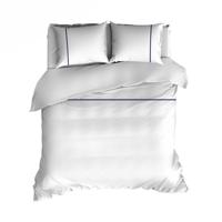 Romanette Flanel Dekbedovertrek Duchesse Wit/marine Dekbedovertrek 270x200/220 + 2 Slopen