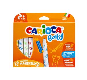 Viltstiften Carioca Baby set ÃƒÆ' 12 kleuren