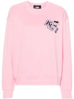 Karl Lagerfeld chemise Varsity KL à manches longues - Rose - thumbnail