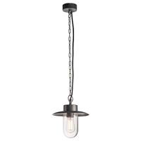 SLV hangarmatuur MOLAT/verlichting voor terras, tuin, outdoor armatuur, tuinarmatuur, plafondspot / E27 IP44 60W antraciet