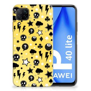 Silicone Back Case Huawei P40 Lite Punk Geel