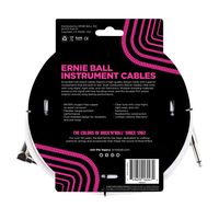 Ernie Ball 6047 Classic Instrument Cable, 6 meter, wit - thumbnail